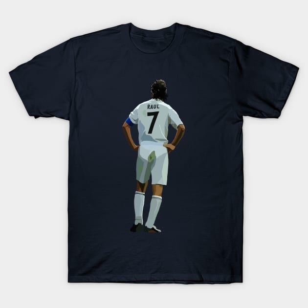 Real Madrid Legend Raul T-Shirt by Webbed Toe Design's